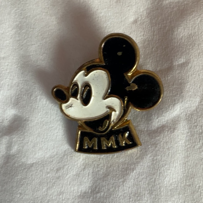 Mickey Mouse Mmk Club Pin, Vintage Germany 1950‘s Mmk